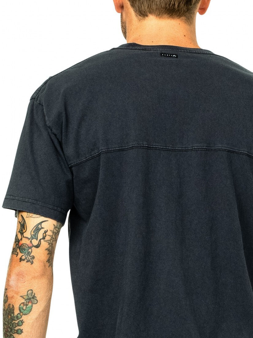 Elbow Grease Short Sleeve Tee Colour Navy Blue