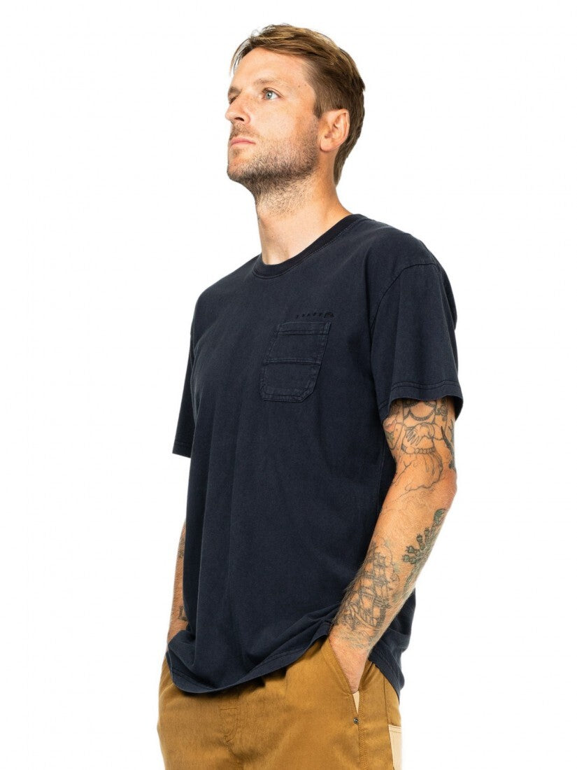 Elbow Grease Short Sleeve Tee Colour Navy Blue