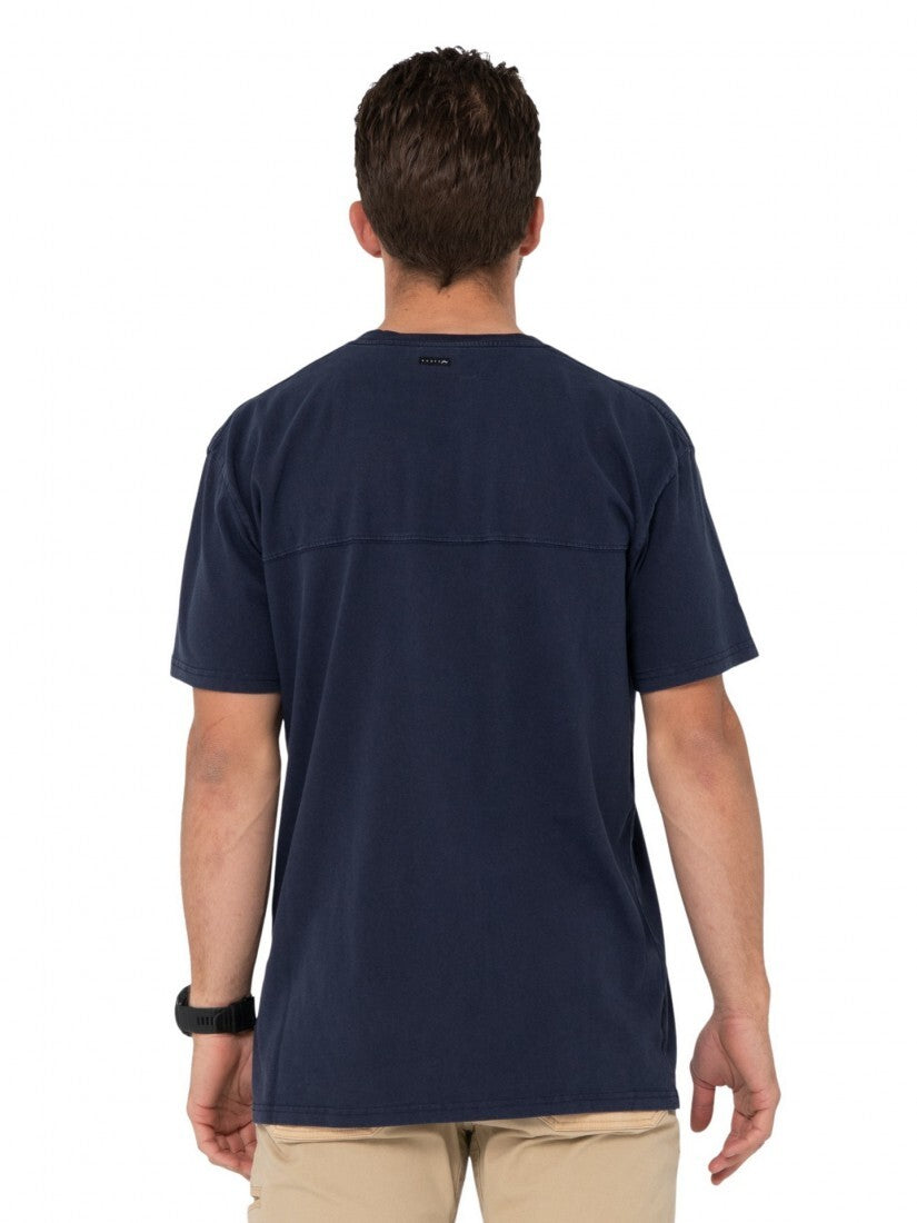 Elbow Grease Short Sleeve Tee Colour Navy Blue