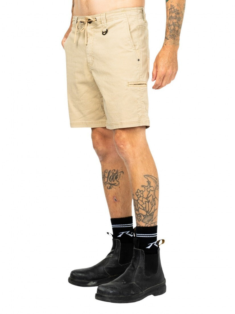 Under Taking 18 Short Colour Khaki