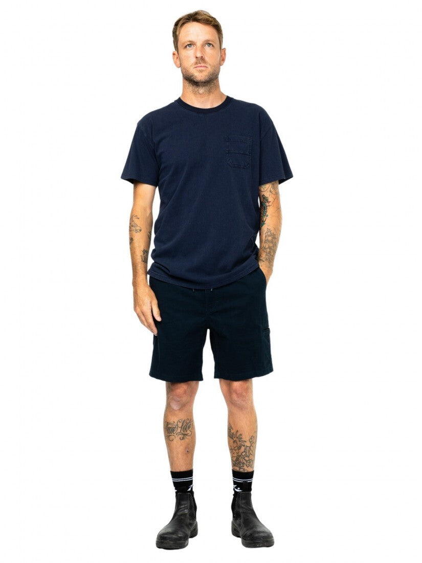 Under Taking 18 Short Colour Navy Blue