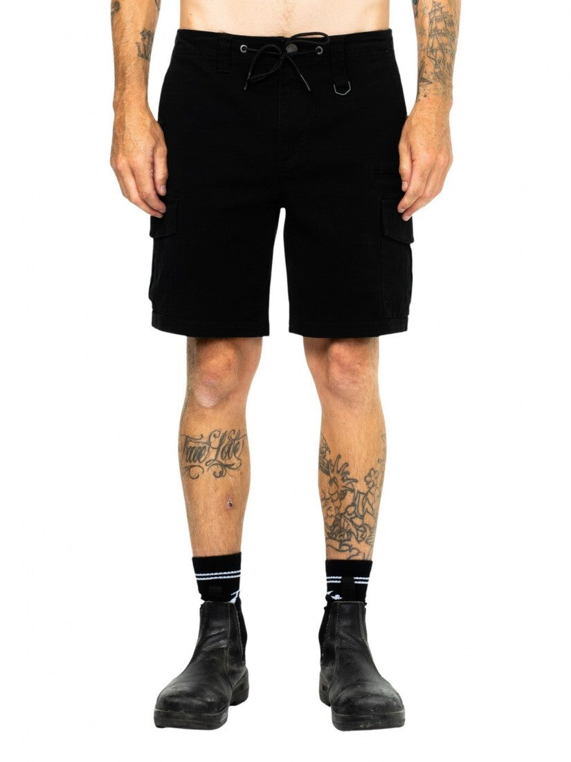 Obligation 19 Cargo Short Colour Black