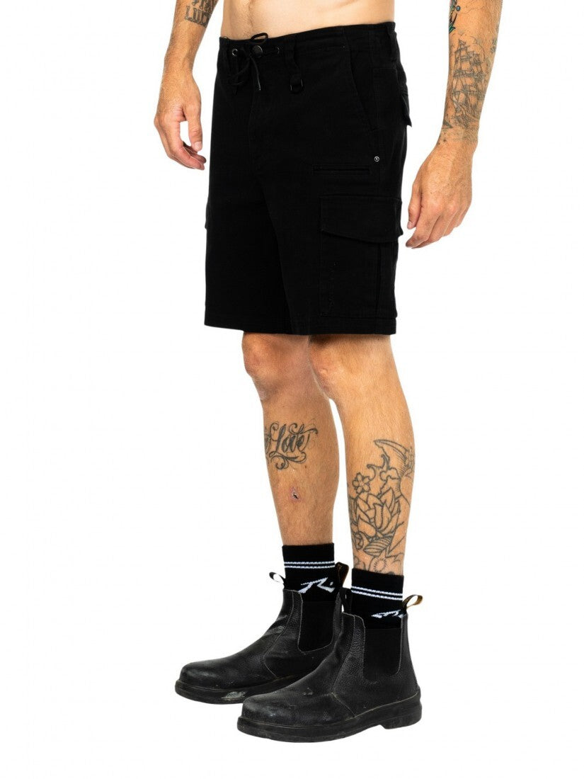 Obligation 19 Cargo Short Colour Black