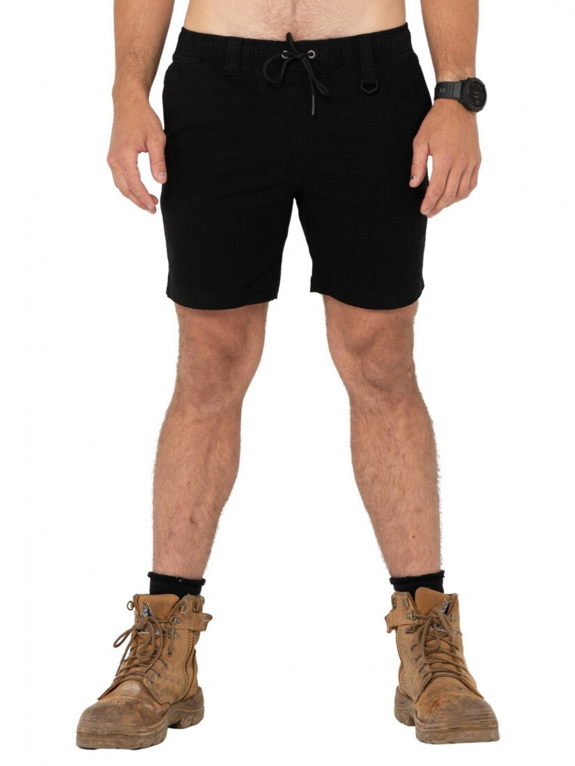 Heavy Lifts 17 Elastic Short Colour Black