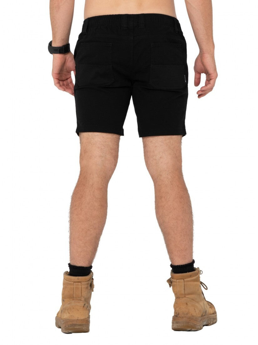 Heavy Lifts 17 Elastic Short Colour Black