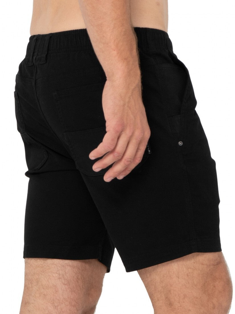 Heavy Lifts 17 Elastic Short Colour Black