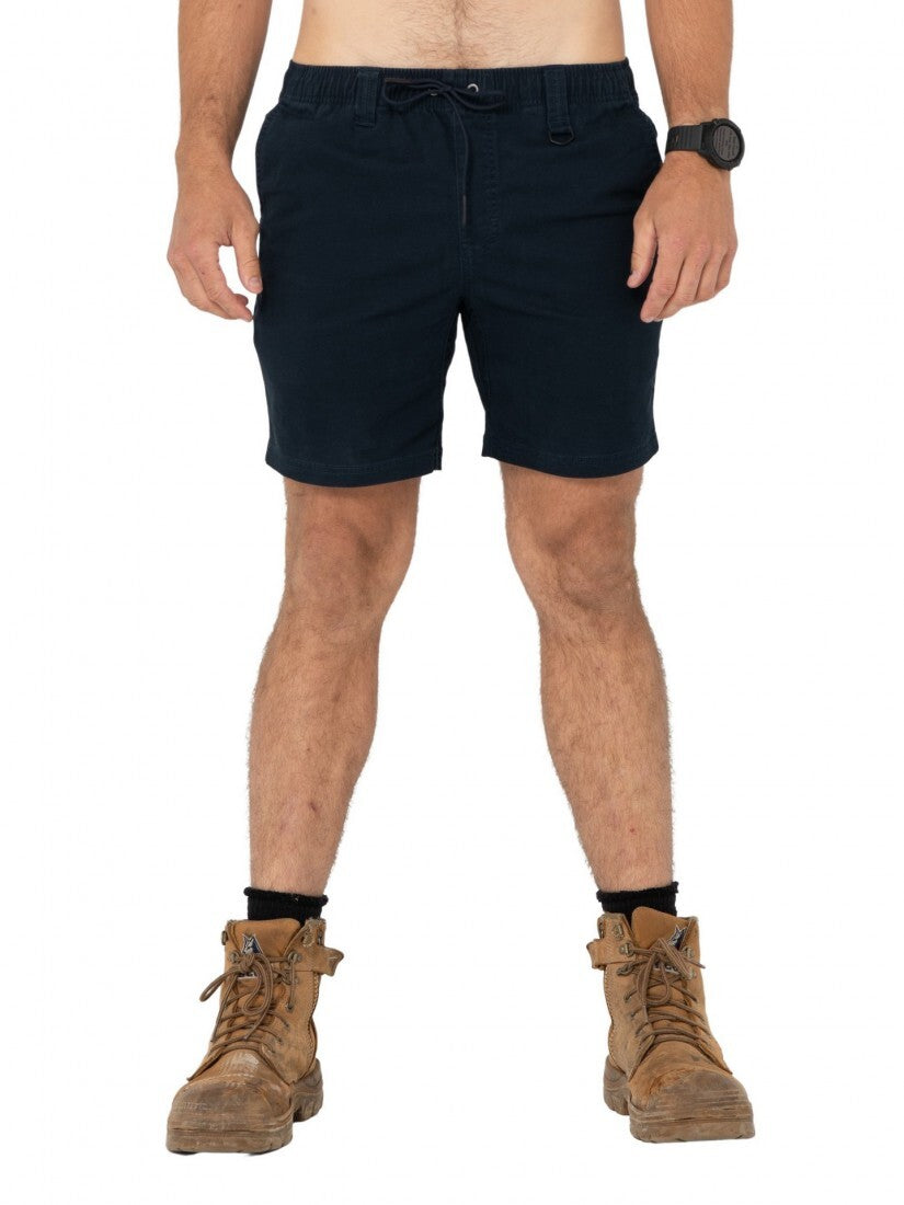 Heavy Lifts 17 Elastic Short Colour Navy Blue