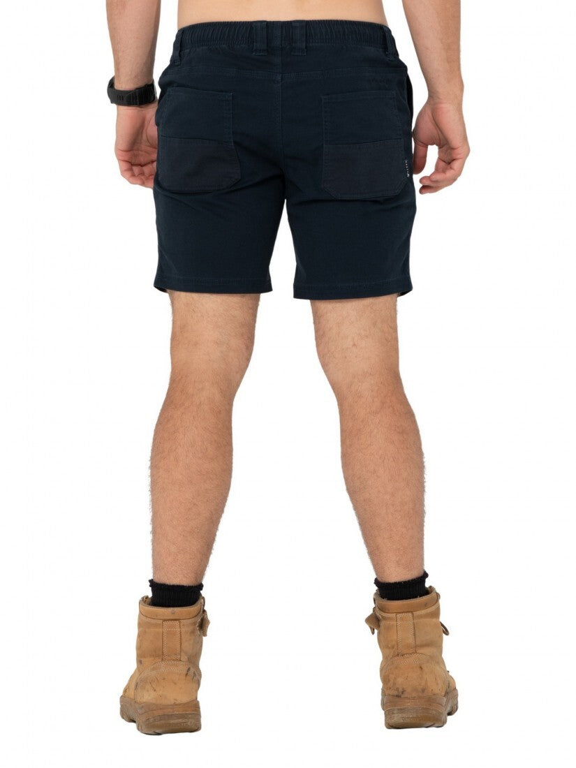 Heavy Lifts 17 Elastic Short Colour Navy Blue