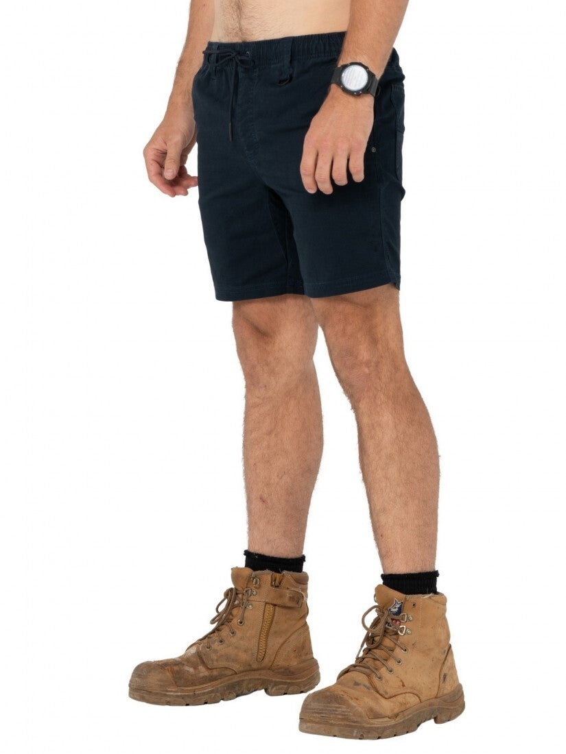 Heavy Lifts 17 Elastic Short Colour Navy Blue