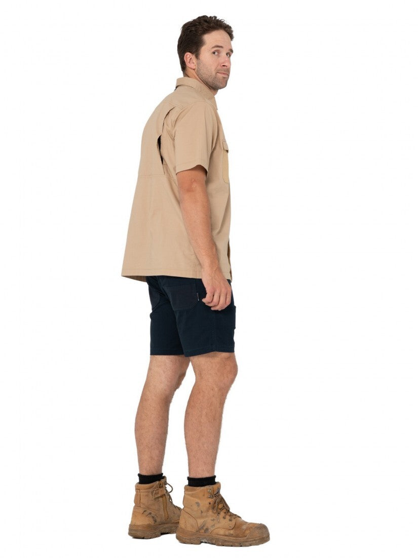 Heavy Lifts 17 Elastic Short Colour Navy Blue