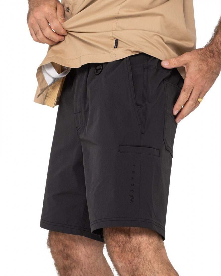 Powerweave Quick Dry Work Short Colour Black