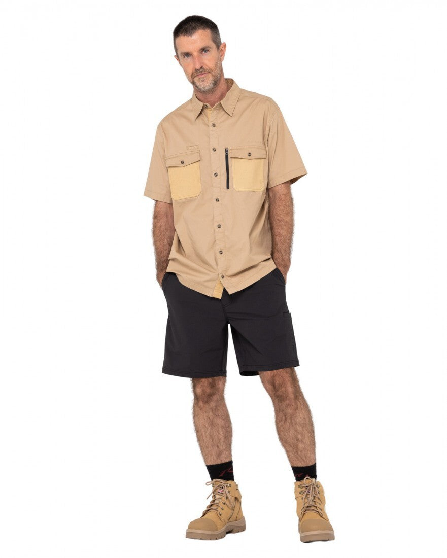 Powerweave Quick Dry Work Short Colour Black