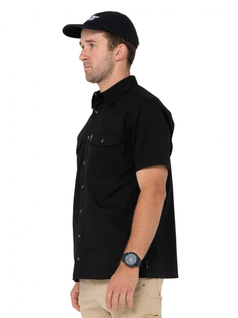 Surf2site Quick Dry Elastic Work Short Colour Black