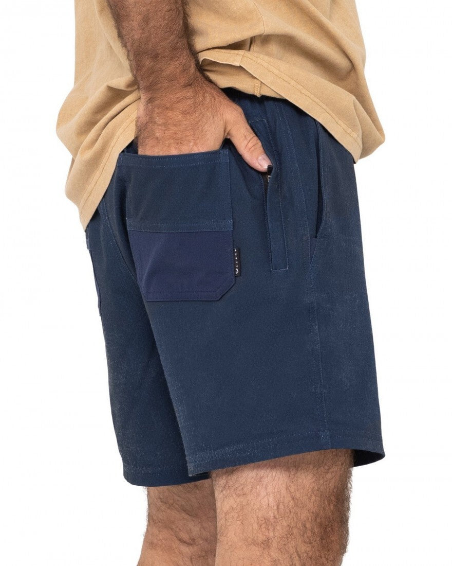 Surf2site Quick Dry Elastic Work Short Colour Navy Blue