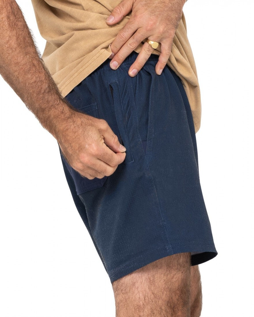 Surf2site Quick Dry Elastic Work Short Colour Navy Blue