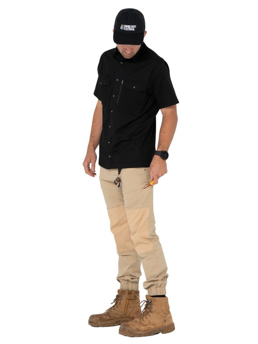 Pressure Short Sleeve Shirt Colour Black