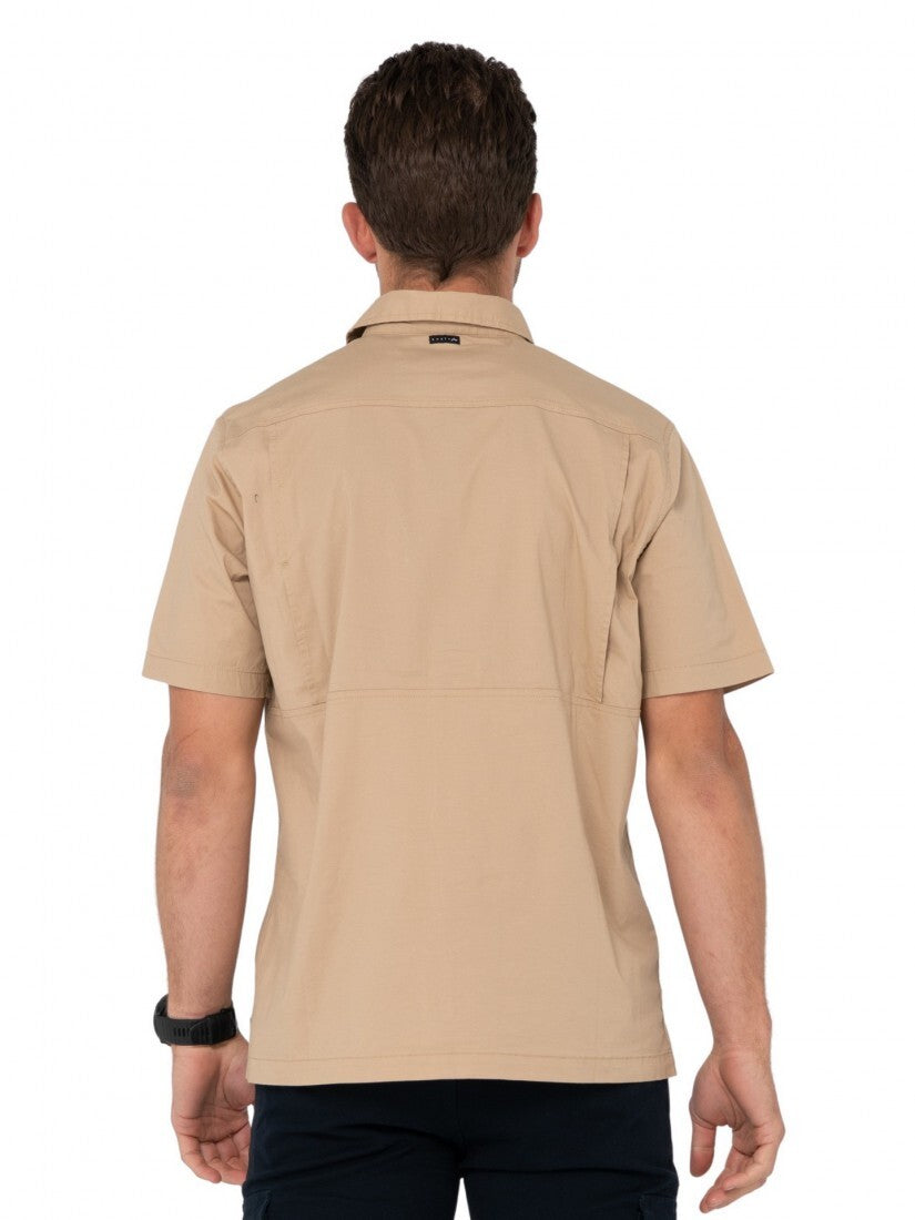 Pressure Short Sleeve Shirt Colour Khaki