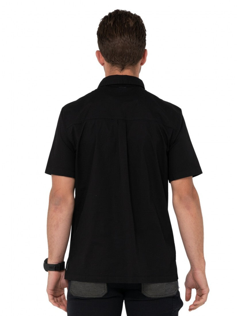 Grindstones Short Sleeve Shirt Colour Black