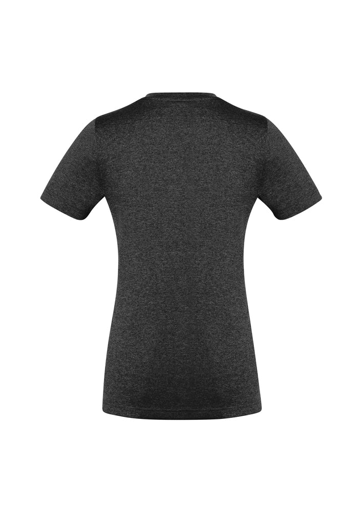 Biz Collection Ladies Aero Tee Solid Black