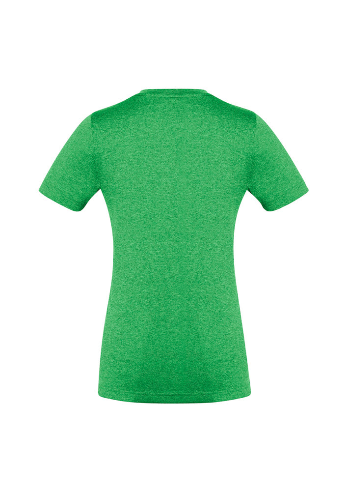 Biz Collection Ladies Aero Tee Cyan