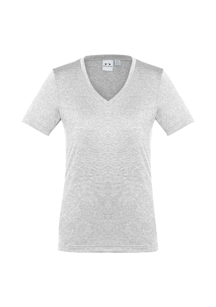 Biz Collection Ladies Aero Tee Red