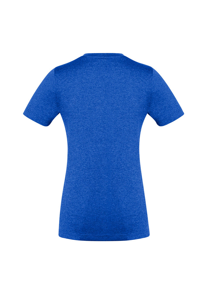 Biz Collection Ladies Aero Tee Electric Blue