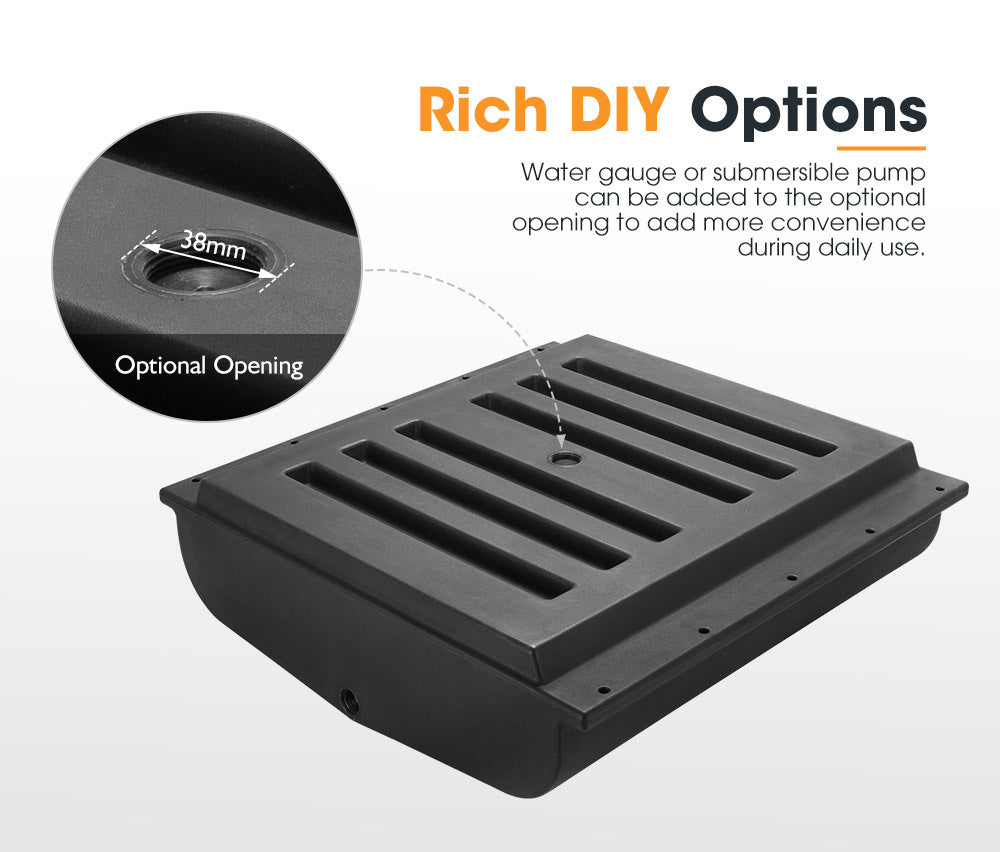 SAN HIMA 120L Caravan Water Tank Black