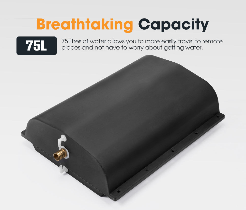 SAN HIMA 75L Litre Poly Water Tank Camper Trailers Caravans 4X4 4WD Truck