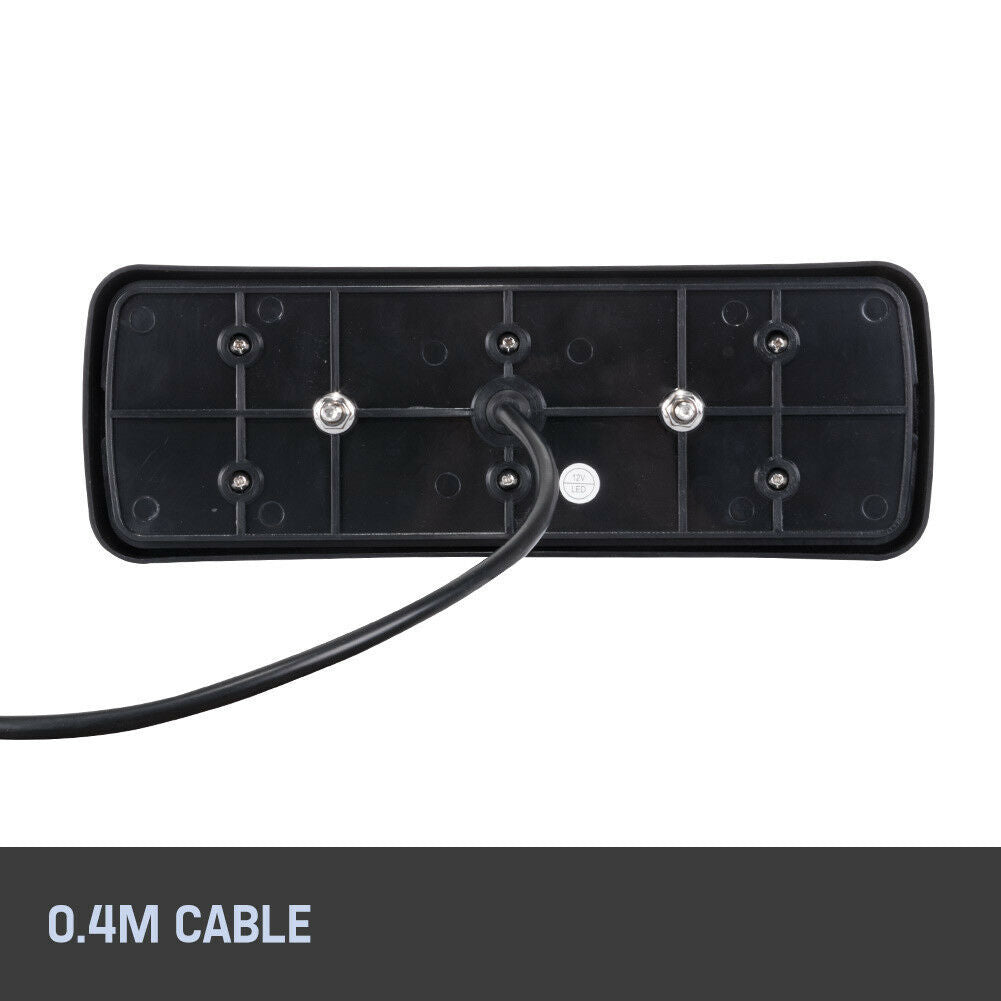 LIGHTFOX Pair LED Vehicle Tail Lights 12V