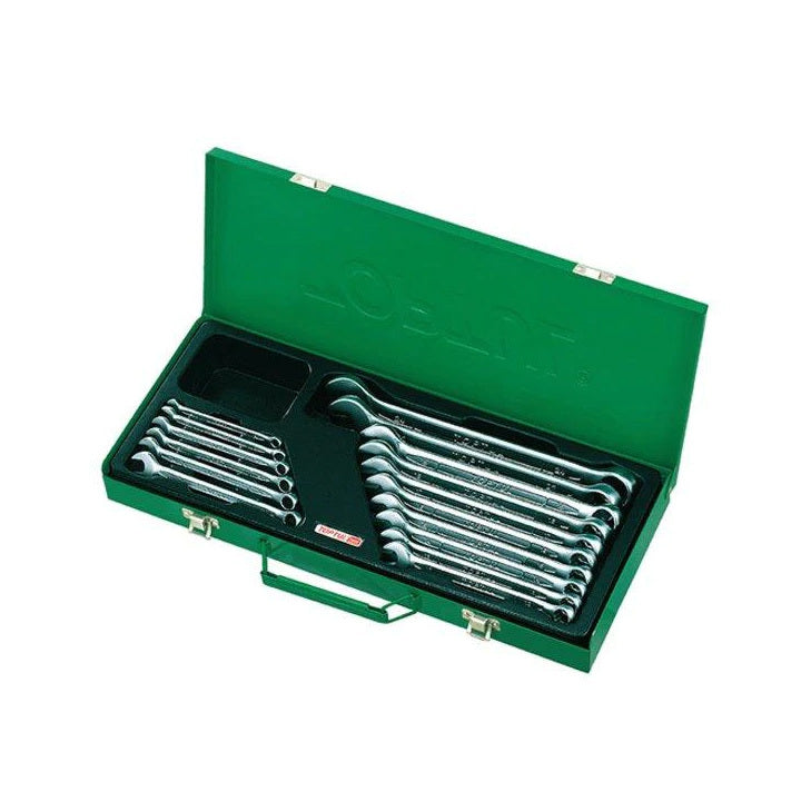 Toptul 16 Piece Standard Combination Spanner Set - Metric TOPGAAD1602