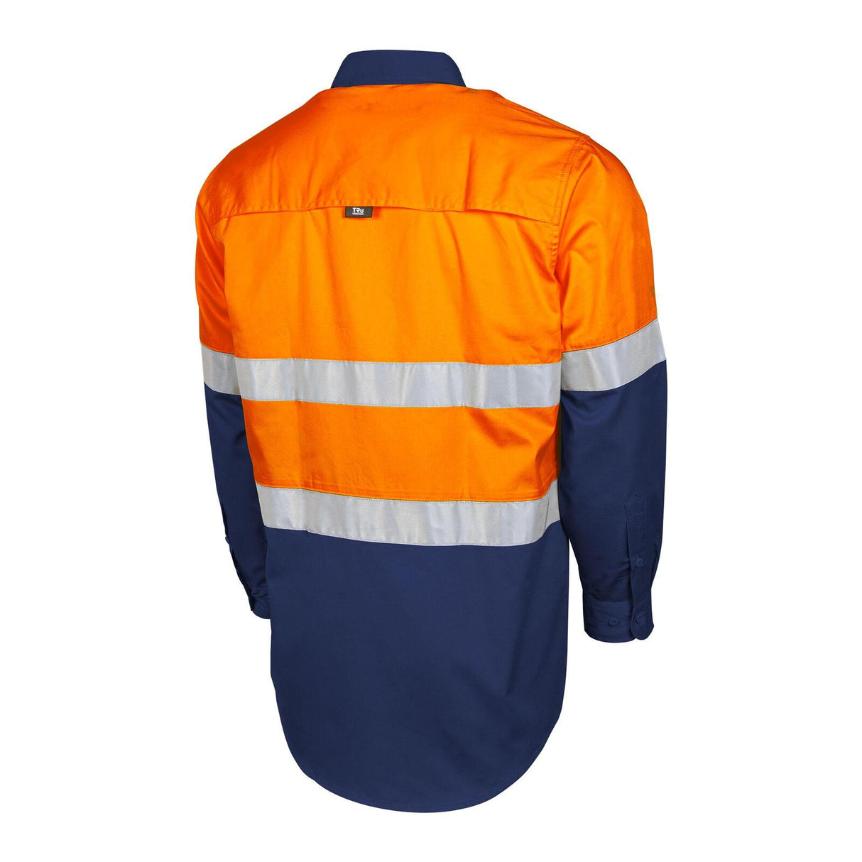 TRU Workwear Lightweight Vented Hi-Vis Drill Shirt with Reflective Tape
