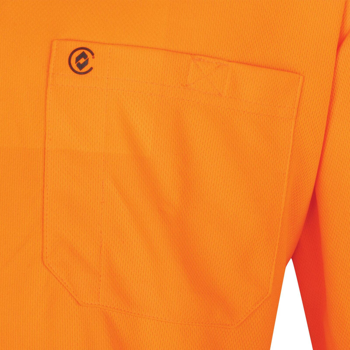 Tru Workwear Micromesh L/S Hi-Vis Polo Shirt