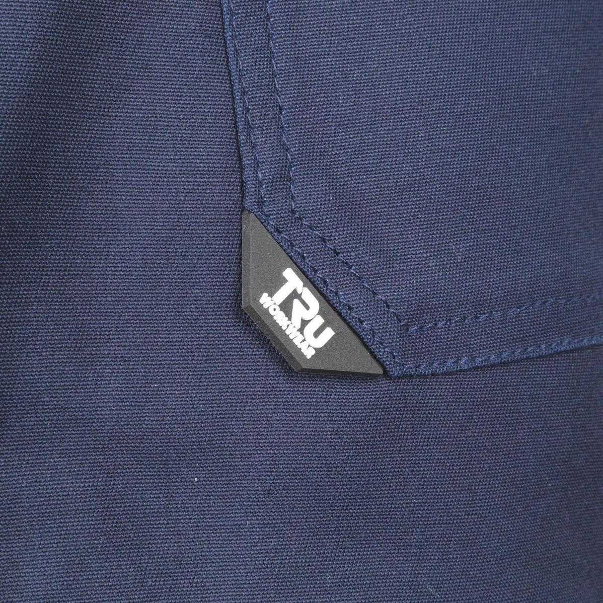 TRU Workwear Midweight Cotton Stretch Cargo Trousers with Biomotion Reflective Tape