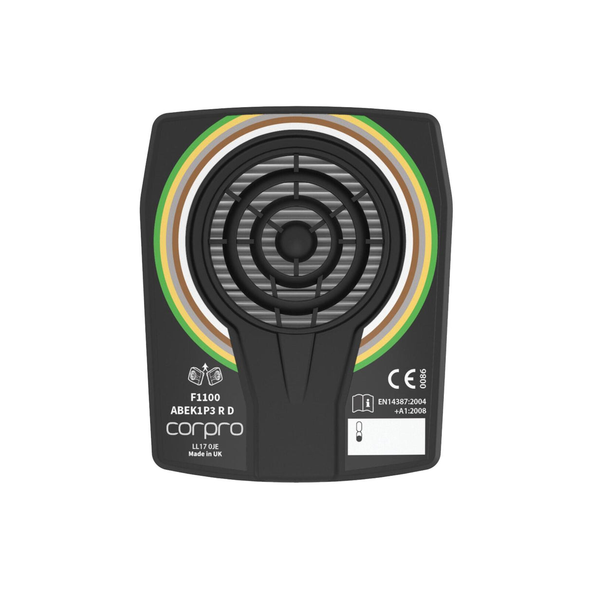 Force360 ABEK1P3 R D Organic and Inorganic Vapour, Acid Gas, Ammonia and Particulate Combination Filter