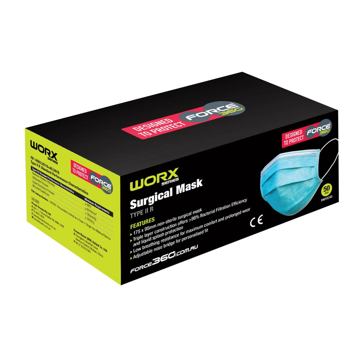 Force360 Type II R Surgical Mask