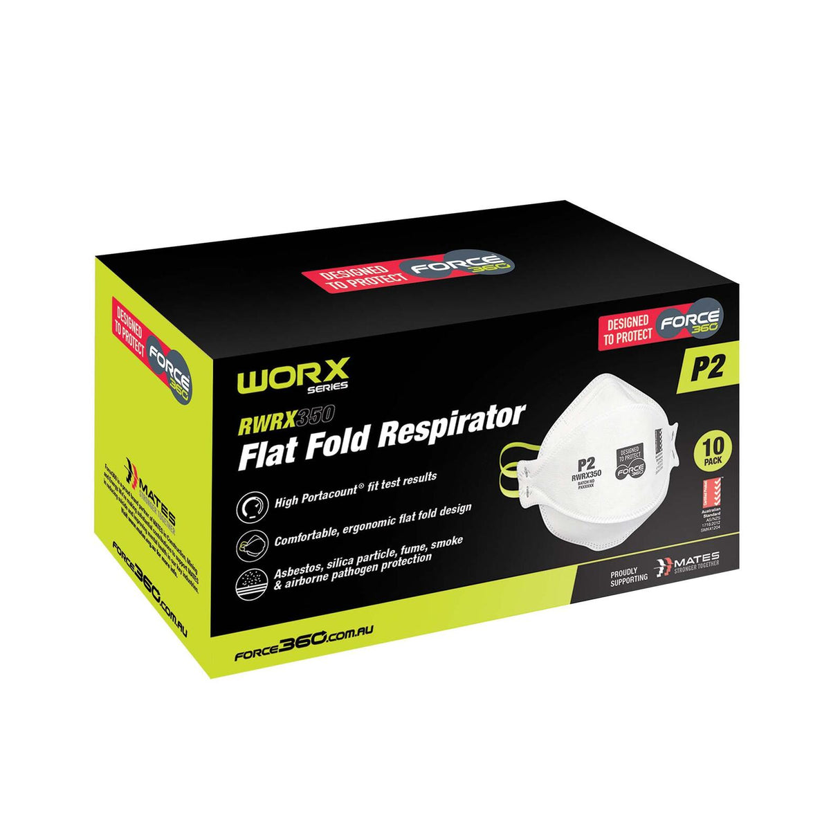 Force360 P2 Flat Fold Respirator