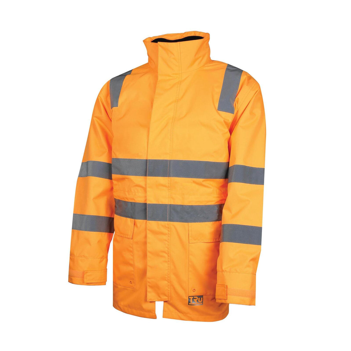 TRU Workwear 4 in 1 Polyester Oxford Jacket with Reflective Tape - VIC Rail