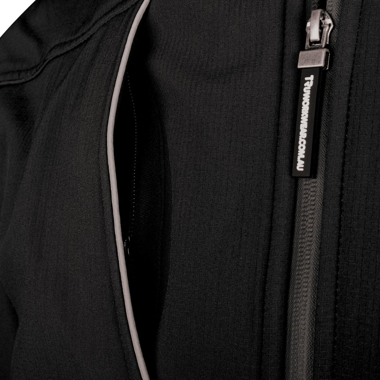 TRU Workwear Black Softshell Jacket