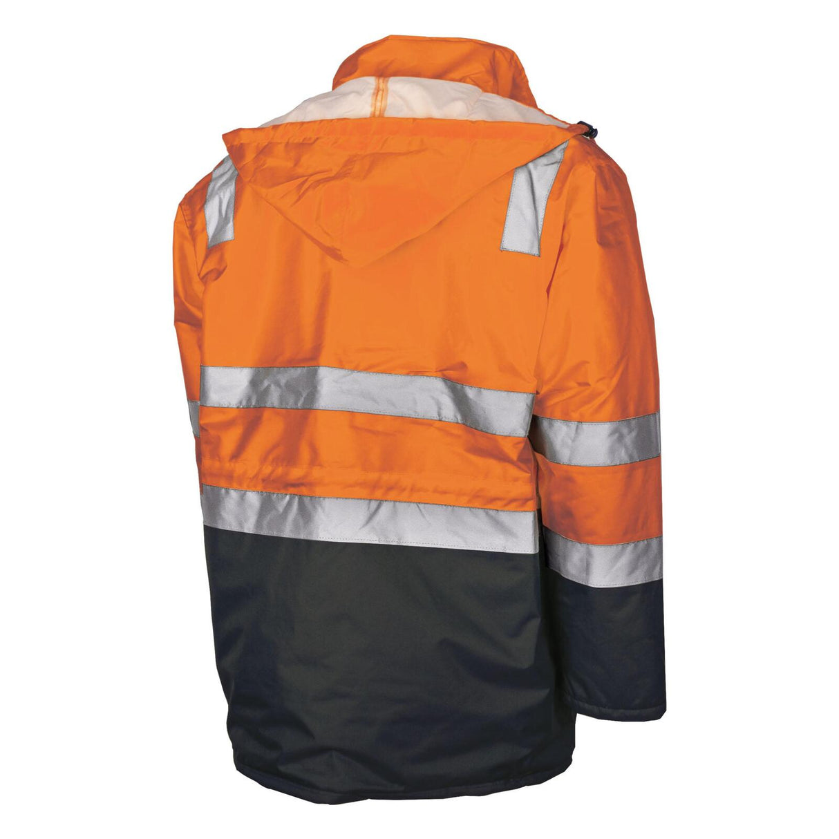 TRU Workwear Quilted Rain Jacket with Reflective Tape