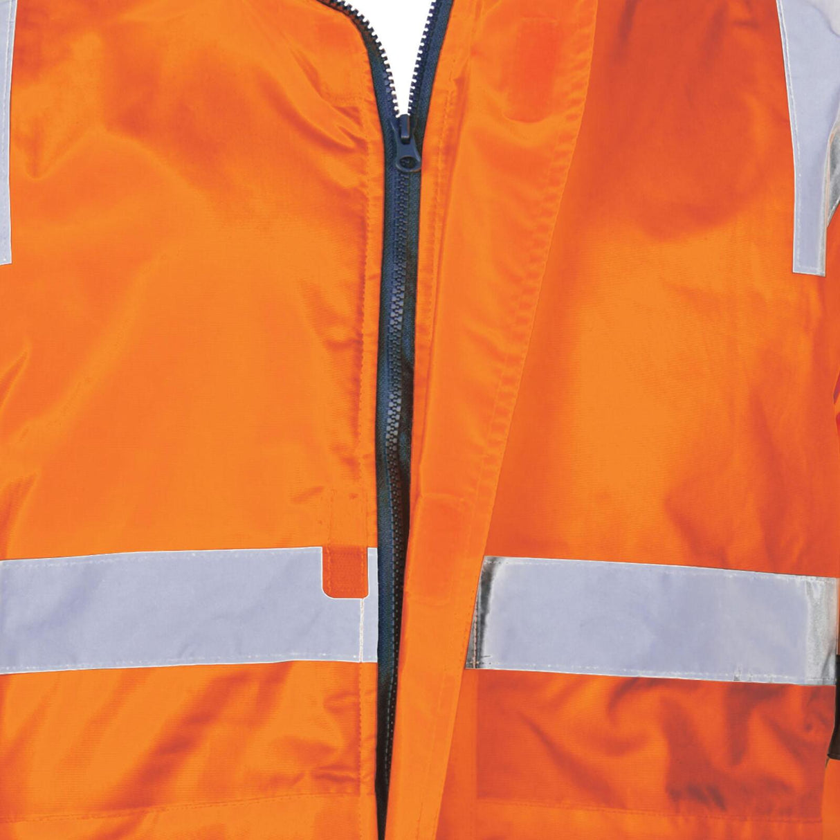 TRU Workwear Quilted Rain Jacket with Reflective Tape