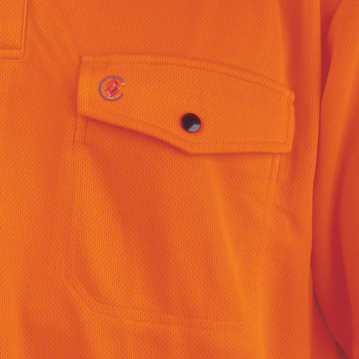 TRU Workwear Recycled Womens Anti-Microbial Micromesh S/S Two Tone Hi-Vis Polo Shirt