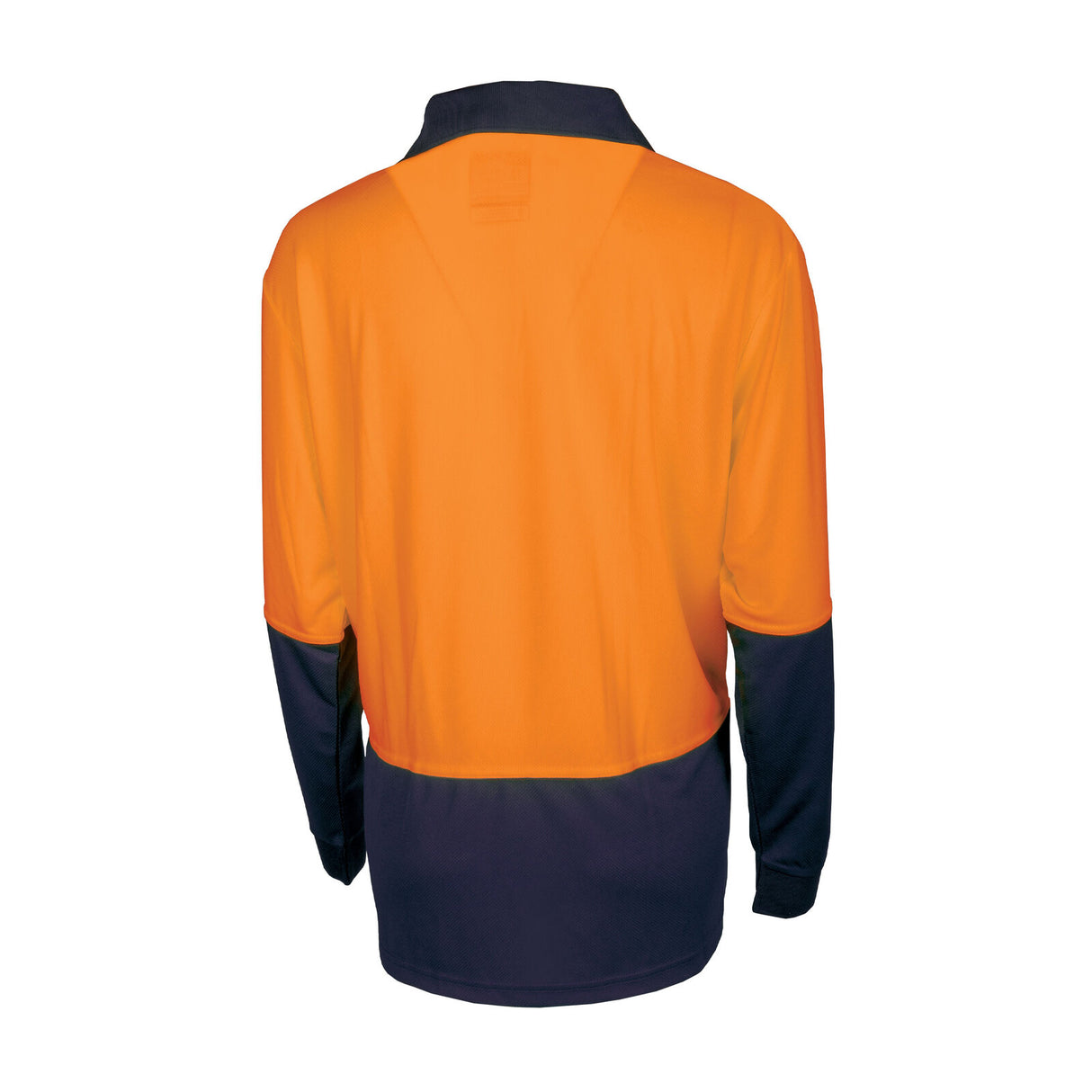 TRU Workwear Recycled Womens Anti-Microbial Micromesh L/S Two Tone Hi-Vis Polo Shirt