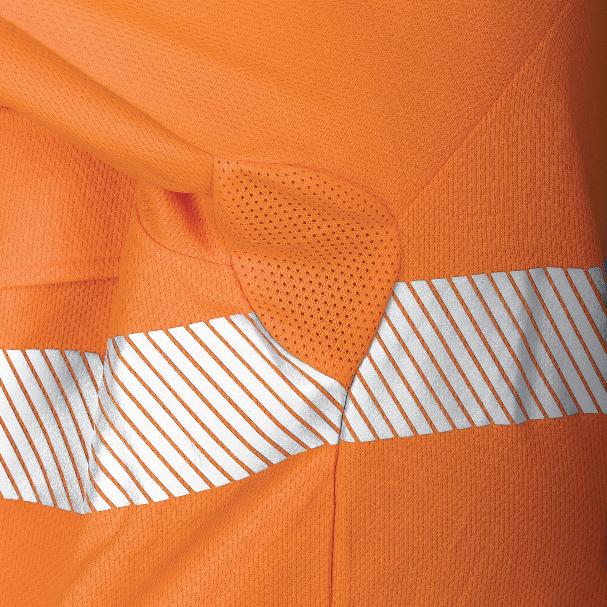 TRU Workwear Recycled Womens Anti-Microbial Micromesh L/S Two Tone Hi-Vis Polo Shirt With Segmented Tape