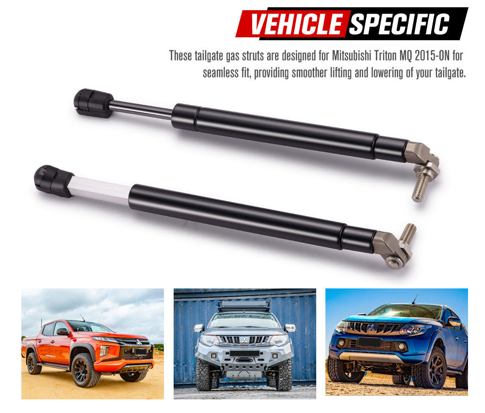 Easy Up & Slow Down Tailgate Strut Kit for Mitsubishi Triton MQ 2015-ON