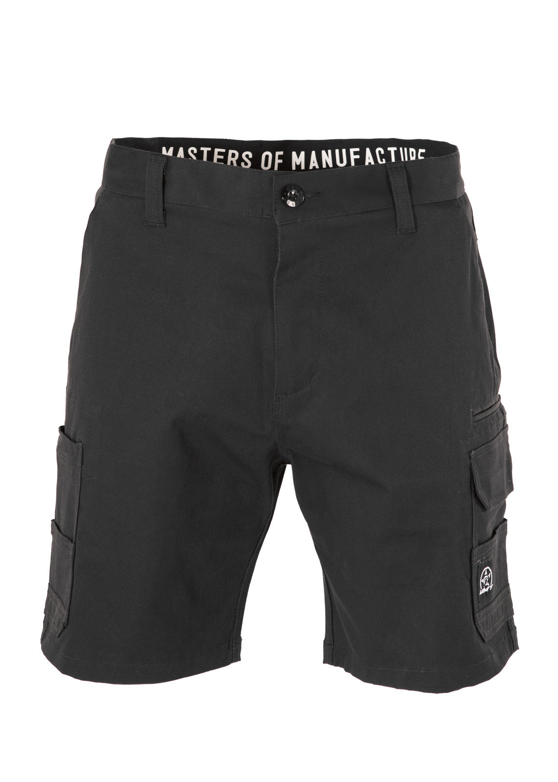 Unit Mens Shorts Work Cargo Demolition Black