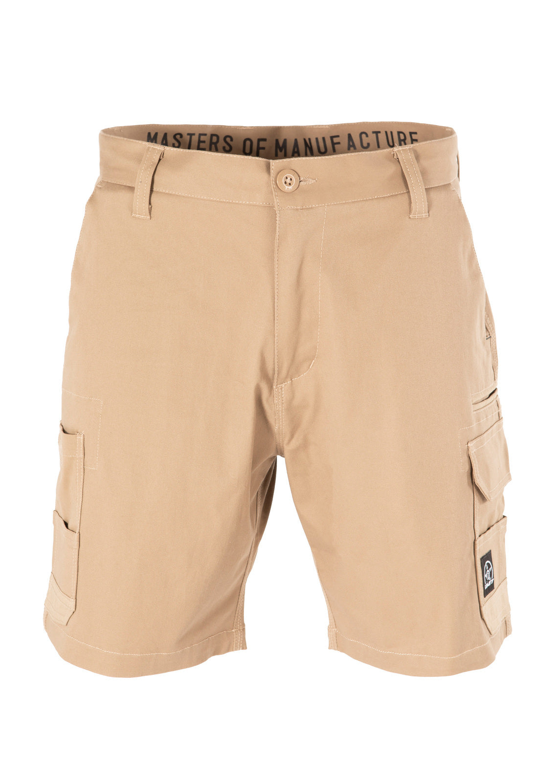 Unit Mens Shorts Work Cargo Demolition Khaki