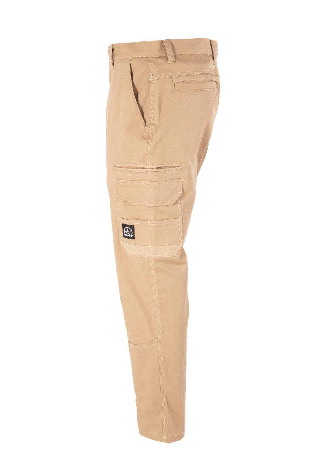 Unit Mens Pants Work Cargo Demolition Khaki