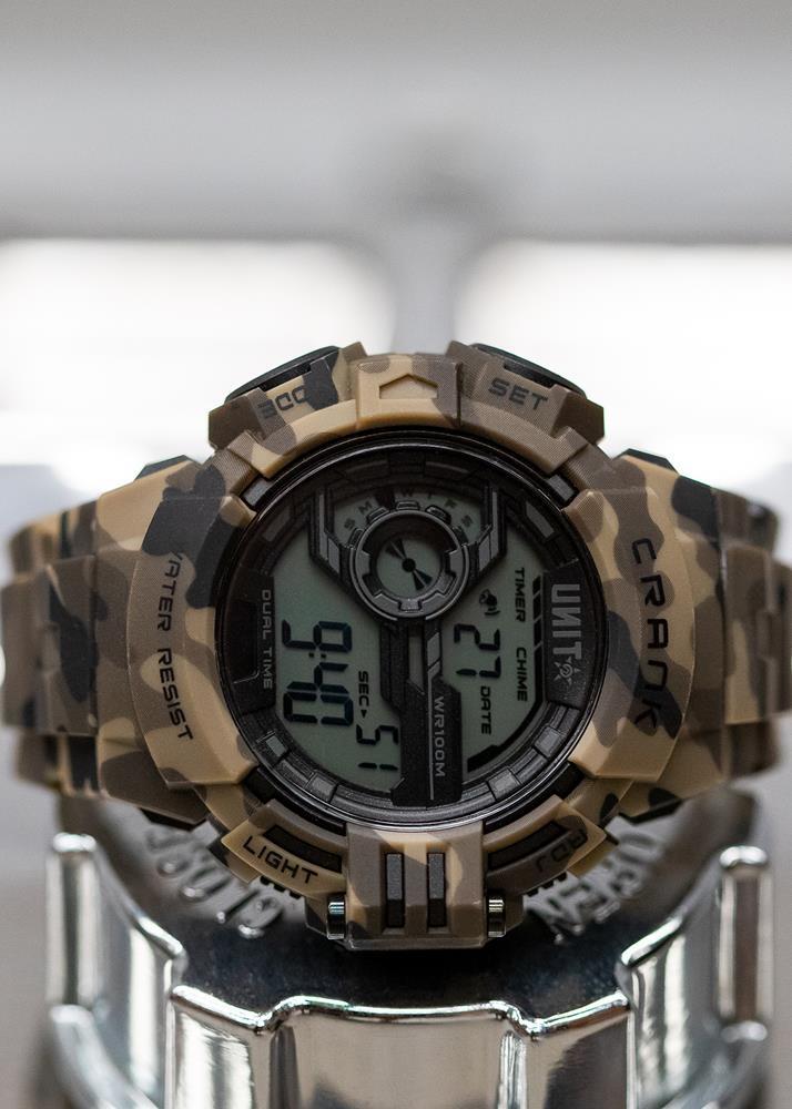 Unit Mens Watch Crank Camo OSFM Camo