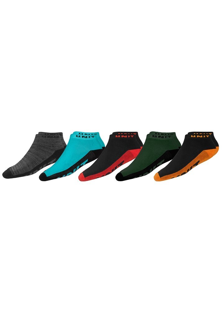 Unit Mens Socks Lo-Lux 5 Pack Frequency Multi