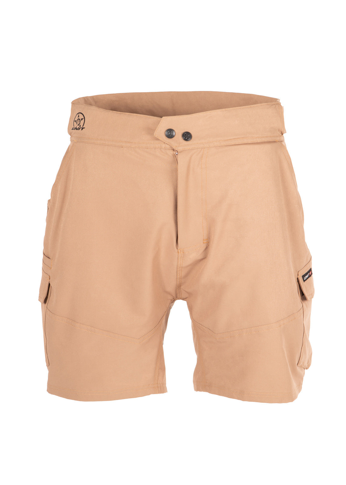 Unit Mens Shorts Work Rapid Flex Khaki